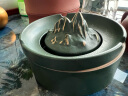 板谷山新中式烟灰缸带盖防飞灰创意个性潮流家用客厅办公室烟缸轻奢高档 实拍图
