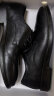 意尔康男鞋圆头商务正装鞋时尚单鞋系带皮鞋 97420W 黑色 38 实拍图