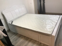沐晨 床 实木床1.8x2米现代中式主卧大床高箱可储物家用单双人床婚床 床+10cm防螨乳胶床垫 1500mm*2000mm 抽屉床 实拍图