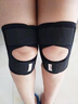 遥远医用半月板损伤护膝运动膝盖护具膝关节韧带拉伤髌骨绑带夏季薄款 基础款 双弹簧支撑（黑色左右脚 2只装） L 实拍图