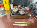 从简 竹茶盘竹制储水式家用简约蓄水托盘沥水茶海功夫茶具 碳竹古韵(小号)长28宽18高6cm 实拍图