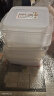 nakaya日本冰箱保鲜盒塑料密封食品级收纳盒水果冷冻饺子盒大号储物 冰箱冷冻盒【日本产】 3件套 1.3L 实拍图