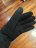 OZERO奥哲鹿皮保暖手套男骑行滑雪加绒零下40度严寒防风耐磨加厚女手套 加绒加厚零下40度【黑色8008】 M 实拍图