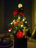 暖先森 迷你圣诞树套餐45cm桌面小型圣诞树小号摆件带灯圣诞节装饰品 红色带灯圣诞树45cm 带灯款 实拍图