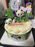 味多美 蛋糕生鲜 水果儿童奶油生日蛋糕 北京同城配送  熊猫乐园蛋糕 15cm 原味坯杂果夹心 实拍图