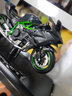 美驰图1:18 摩托车 模型 机车川崎h2r模型 玩具 仿真 跑车男生礼物 川崎H2R黑色 实拍图