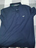 七匹狼短袖T恤男夏季凉感短T翻领POLO打底衫男装冰丝光棉透气冰爽上衣 104(粉蓝)-6775款 XL 175/92A 实拍图