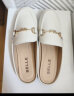 百丽一脚蹬穆勒鞋女24夏季新商场同款懒人舒适平底鞋BNB33BH4 米色 37 晒单实拍图