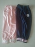 迪士尼女童裤子春秋薄2025新款儿童运动裤长裤大童休闲裤卫裤童装 加绒冰雪浅灰 7504 130cm 参考身高125-135 实拍图