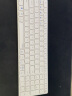 雷柏（Rapoo） E9350G 无线蓝牙键盘 办公键盘 超薄便携键盘 充电键盘 99键 电脑键盘 平板ipad键盘 白色 实拍图
