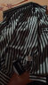 TSAM女装专柜官方网2024春秋季新款百搭桑蚕丝竖条纹长袖衬衫 黑色条纹 (5码)XL 晒单实拍图
