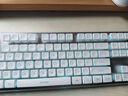 前行者（EWEADN）静音有线无线键盘鼠标套装机械手感游戏办公专用电脑笔记本蓝牙电竞键鼠耳机三件套 白色【蓝光-蓝牙双模】单键盘 实拍图