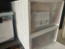 互动空间（HDKJ） 抽屉式收纳箱衣柜透明收纳盒衣服内衣家用衣物塑料整理箱储物柜 【25升】9228 宽34深44高23.5 单个装 实拍图