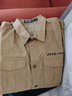 吉普（JEEP）衬衫男长袖纯棉春秋季新款宽松大码户外多口袋工装男士衬衣外套男 7001卡其色 L (建议体重125-145斤) 实拍图
