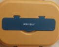 沃德百惠（WORTHBUY）304不锈钢饭盒保温上班族学生便携大容量分隔型带汤碗便当餐盒 实拍图