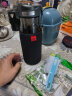 诺百纷5系一键弹盖磁弹泡茶杯Tritan材质茶水分离杯运动塑料水杯 深灰- 1000ml 晒单实拍图