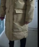 雪中飞秋冬新款时尚休闲百搭温暖舒适潮流保暖女士羽绒服 暖米色 175 实拍图