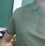 般奈合体纯色POLO透气短袖衣服韩版2025夏季新款保罗衫简约百搭上衣男 绿色 L 实拍图
