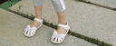 百丽 童鞋23年夏季女童凉鞋儿童时尚公主鞋宝宝包头软底鞋子 米色 实拍图