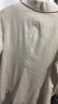 富贵鸟（FUGUINIAO）高端亚麻西装外套女夏季薄款2023新款显瘦棉麻小西服上衣麻料套装 米白色 M 晒单实拍图