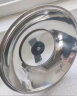 迪普尔 不锈钢锅盖家用炒菜锅盖子34cm炒锅锅盖通用透明锅盖玻璃盖 实拍图