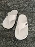 奥晋人字拖男士2024新款夏季外穿防滑凉拖鞋潮流休闲夹脚沙滩拖鞋网红 白色 42-43 （适合41和42码） 实拍图