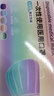 XAXR 渐变色医用口罩独立包装100只一次性彩色口罩三层防风保暖透气时尚潮流高颜值情侣款网红口罩 医用渐变五色混装-200片独立装 实拍图