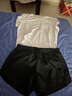 安踏速干运动套装羽毛球瑜伽服女士夏季透气短裤短袖T恤跑步跳操衣服 【速干套装】雪花白-5 XL/175 实拍图