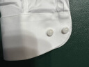 红豆（Hodo）短袖衬衫男23款0感舒适衬衫陶瓷纽扣短袖衬衫 W1极地白 40  晒单实拍图
