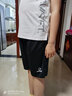 准者篮球裤运动裤夏宽松美式裤子训练五分裤男透气跑步速干小短裤子男 601-1纯黑色【升级美式版】 M 170 实拍图