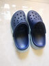 木林森洞洞鞋男夏季外穿防滑厚底网红新款沙滩包头拖鞋男士运动凉鞋男 深蓝 40 实拍图