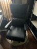 利沃诺老板椅办公椅可躺电脑椅人体工学椅子舒适家用午休椅 【真皮】黑色 实拍图