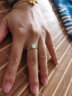 喜钻现货闪发-铂金钻戒女求婚结婚钻石戒指六爪婚戒送女友生日礼物 定制余款，详询客服 实拍图