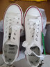 森馬（senma）时尚简约青春系带低帮学生舒适休闲帆布鞋女 2122186 白色 36码 实拍图