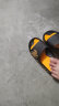 回力运动拖鞋男浴室内户外不易滑厚底凉拖鞋HL39391黑黄色41-42码 晒单实拍图