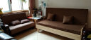 立太（LEADTEK） 沙发床现代两用折叠单人沙发双人多功能租房小户型简易布艺沙发 咖啡色190X120cm【两个抱枕】 实拍图