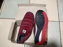 红青百年休闲鞋男冬款加绒棉鞋一脚蹬中老年软底防滑健步鞋男女旅游户外鞋 红色(女款) 40 实拍图
