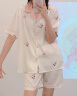 俞兆林冰丝睡衣女士夏季短袖薄款卡通学生甜美可爱仿真丝两件套装家居服 晒单实拍图