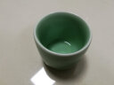 瓯江（OUJIANG）龙泉青瓷茶具小水杯陶瓷功夫品茗杯创意简约日式喝水杯 绿水杯梅子青 实拍图