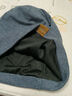 酒风学长春秋薄款男套头帽韩版透气包头睡帽男女帽宽松休闲光头帽子堆堆帽 B34大码薄蓝 L58-60cm 实拍图