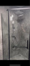 箭牌（ARROW） 淋浴房黑色钻石型浴室干湿分离不锈钢玻璃隔断家用玻璃门平开门 1000*1000 不锈钢【1699】现货 实拍图