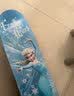 迪士尼（Disney） 儿童滑板四轮双翘板代步闪光轮儿童初学专业枫木板刷街生日礼物 冰雪奇缘-闪光加强（护具+赠品） 枫木滑板 实拍图
