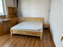 蔚虎 床实木床双人床北欧风格日式民宿公寓经济主卧婚床 实木床+乳胶弹簧床垫+床头柜*1 1.8*2米框架款 实拍图