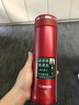 象印（ZO JIRUSHI） 保温杯304不锈钢真空保温保冷杯带滤网泡茶水杯子 JTE46-RA红色 460ml 实拍图