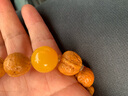 顶妃 蜜蜡单珠老蜜蜡珠子 散珠文玩手串配饰  星月菩提金 满蜜鸡油黄18mm单颗 实拍图