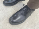 百丽商务皮鞋男商场同款牛皮革休闲皮鞋A0512CM1 灰色2 43  实拍图