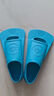 英发（YINGFA）脚蹼游泳训练短脚蹼浮潜自由泳儿童脚蹼脚掌成人潜水专业蛙鞋 黄色 XXXS（32-34码） 实拍图