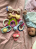 babycare婴幼儿手摇铃玩具0-1岁新生儿趣味安抚牙胶玩具牙胶摇铃艾格白 实拍图