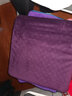 妙音鸟（MUSIKAR）泰国天然乳胶坐垫屁垫久坐垫办公室加厚透气学生护腰坐垫沙发座垫 珊瑚绒-紫色 实拍图