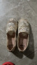 快乐玛丽（J&M）渔夫鞋女夏季镂空透气布鞋休闲懒人一脚蹬平底单鞋女 粉红色 39  晒单实拍图